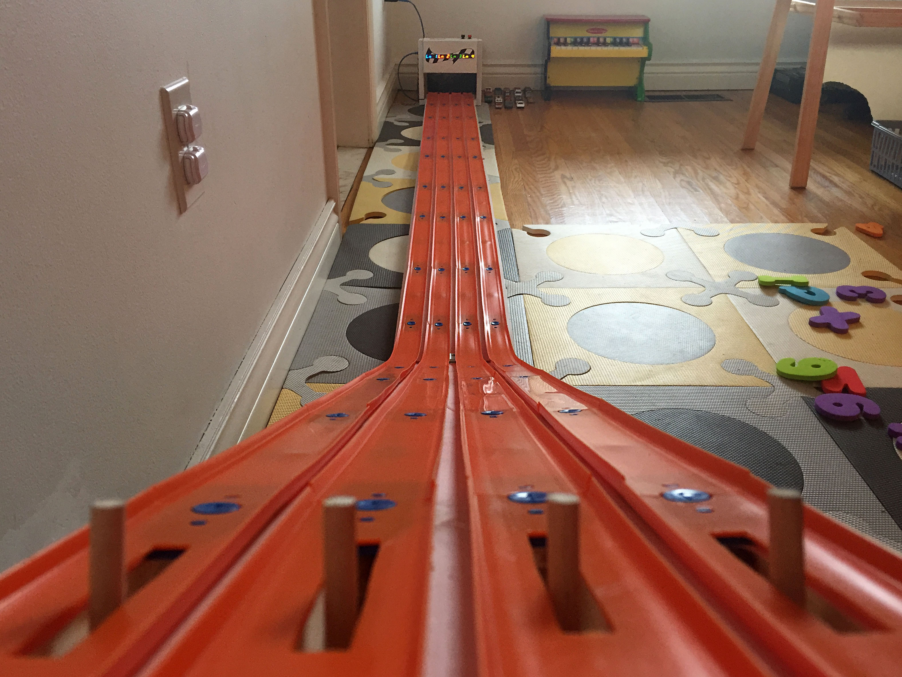 homemade hot wheels track