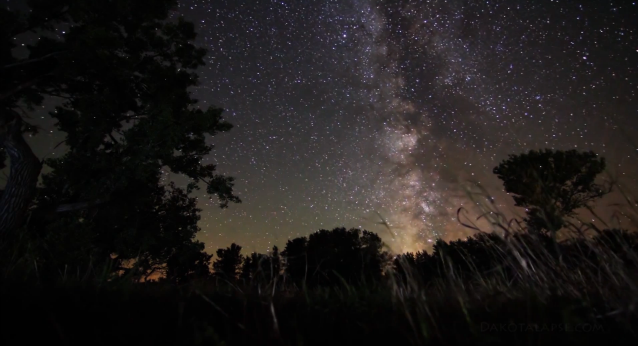 temporal distortion dakota milky way timelapse